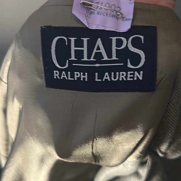 Chaps Ralph Lauren Vintage tan blazer sports jacket dry cleaned - Picture 8 of 9